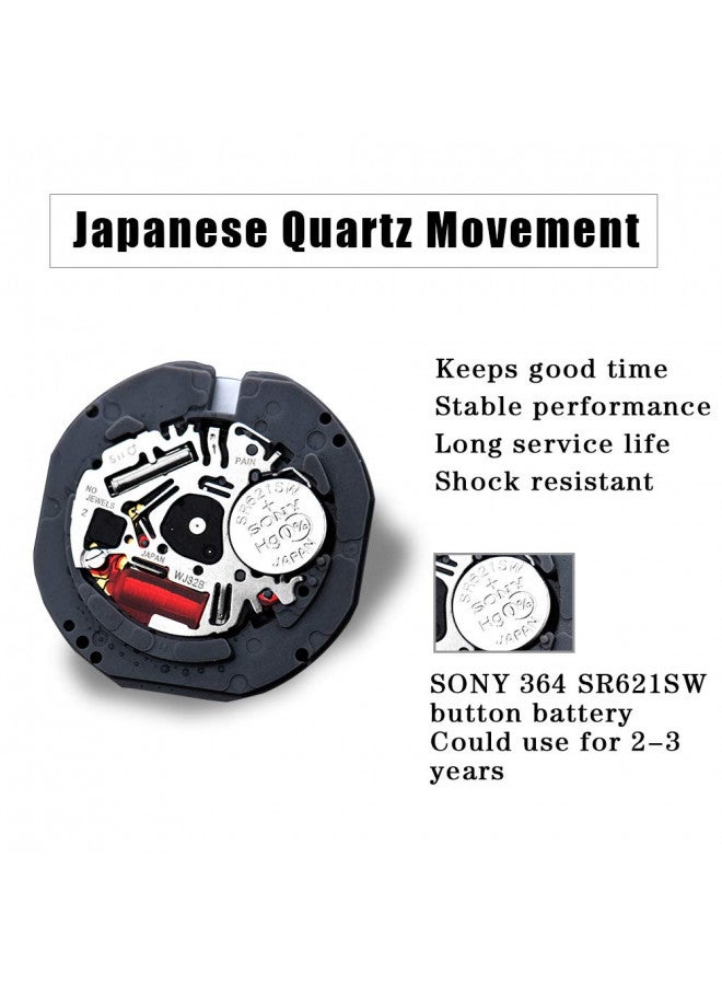 OLEVS Ultra Thin Minimalist Watches for Women and Eiffel Tower Bracelet Set Slim Casual Dress Navy Blue Dial Big Face Analog Quartz Date Wrist Watch Waterproof with Mesh Band Rose Gold - Image 3