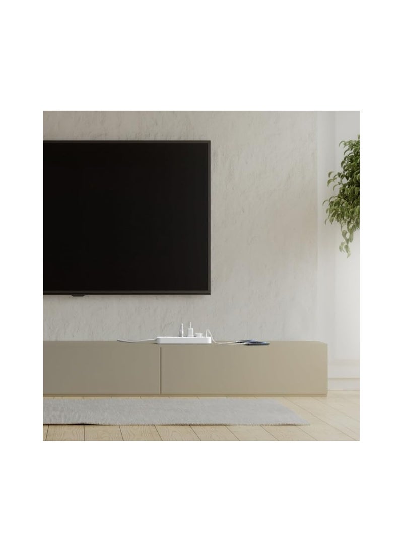 بيلكين شريط طاقة Belkin 8-Outlet Surge Protector ، قابل للتثبيت على الحائط مع 8 منافذ تيار متردد ، وسلك طاقة 2 متر ، وضوء مؤشر أخضر - منفذ USB-C ومنفذ USB-A مع شحن سريع USB-C PD - حماية 900 جول  - Image 4