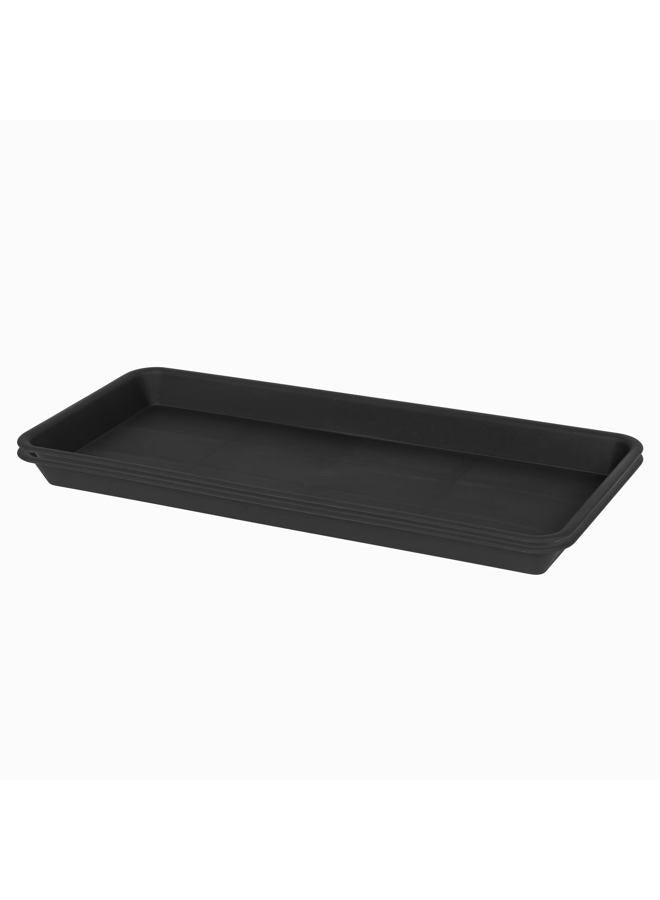 VUWEZ Rectangle Plant Tray, Plant Drip Tray, Plant Pot Saucers, Plant Germination Trays, Plant Saucers - Image 1