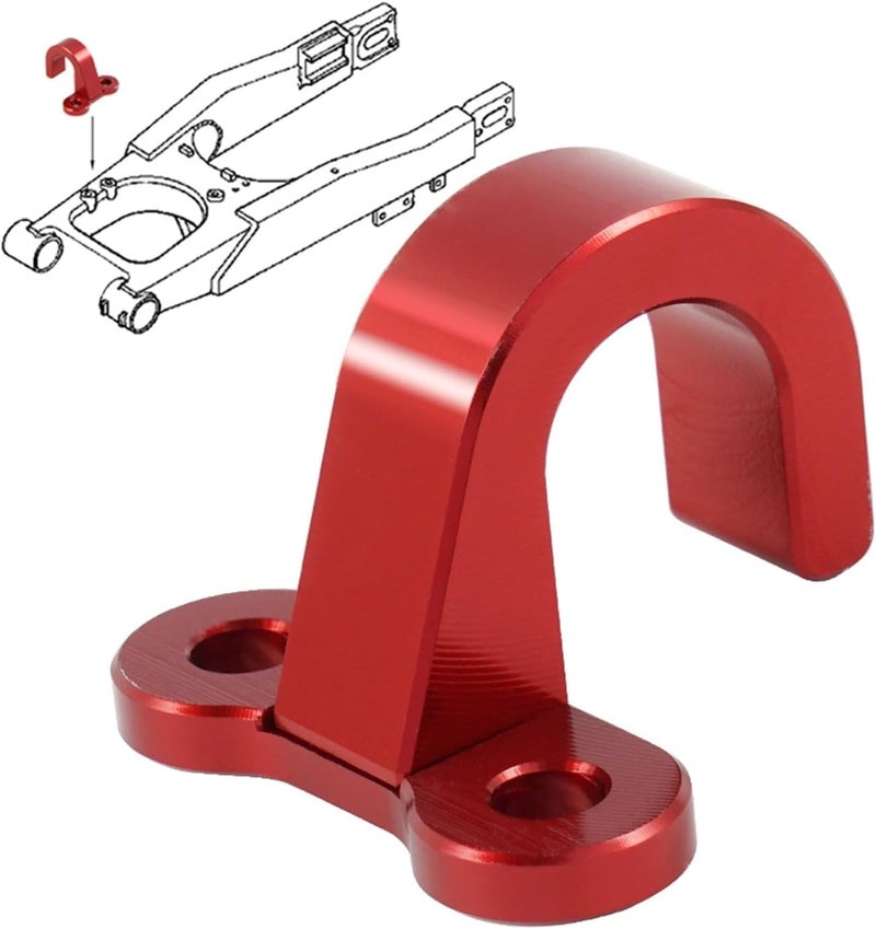 Wivplex CNC Aluminum Rear Brake Line Hose Clamp - Image 3