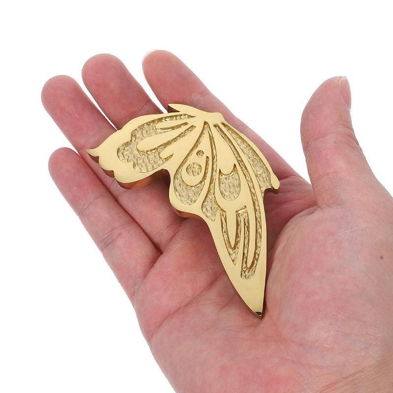 Vintage Brass Butterfly Cabinet Pull Handle Right For Wardrobe Drawer Kitchen Furniture Hardware - Image 5