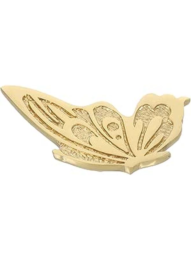Vintage Brass Butterfly Cabinet Pull Handle Right For Wardrobe Drawer Kitchen Furniture Hardware - Image 1