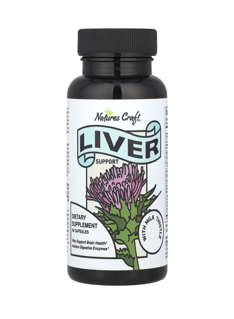 Nature's Craft Liver Support, 60 Capsules