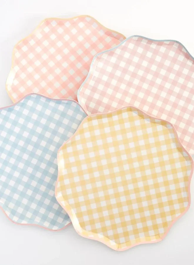 Meri Meri Gingham Dinner Plates