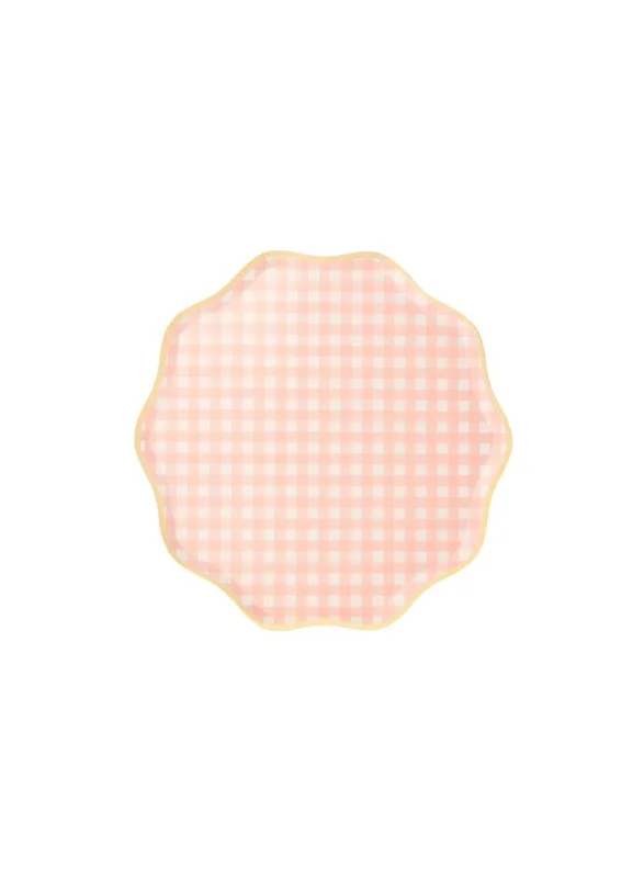 ميري ميري Gingham Dinner Plates