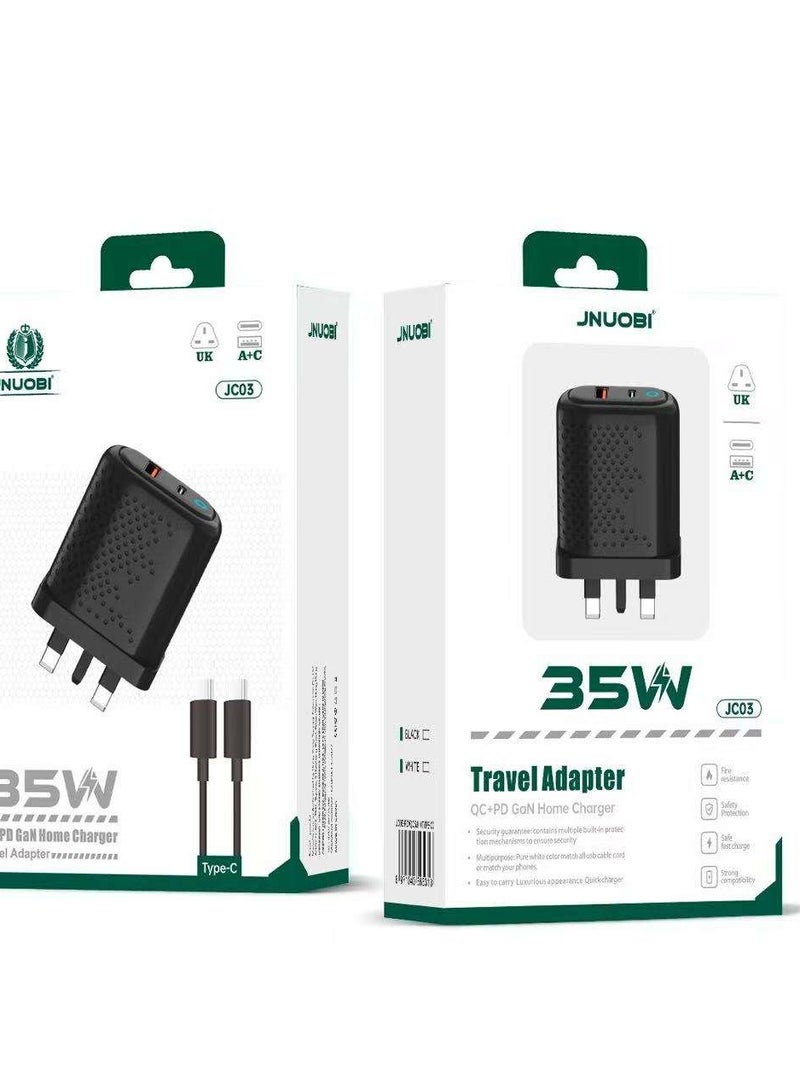 Jnuobi Mobile phone charger, 35W USB charging head