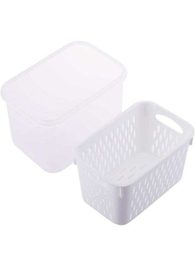 AKDC Storage Box W/Drainer Clear, greyM220 - Image 3