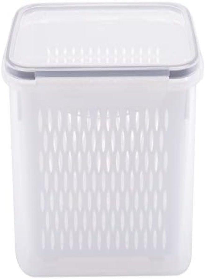 AKDC Storage Box W/Drainer Clear, greyM220 - Image 5
