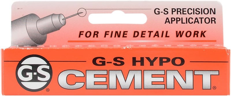 Darice GS Hypo Tube Cement with Precision Applicator - 1/3-Ounce for Fine Detail Work - Image 1