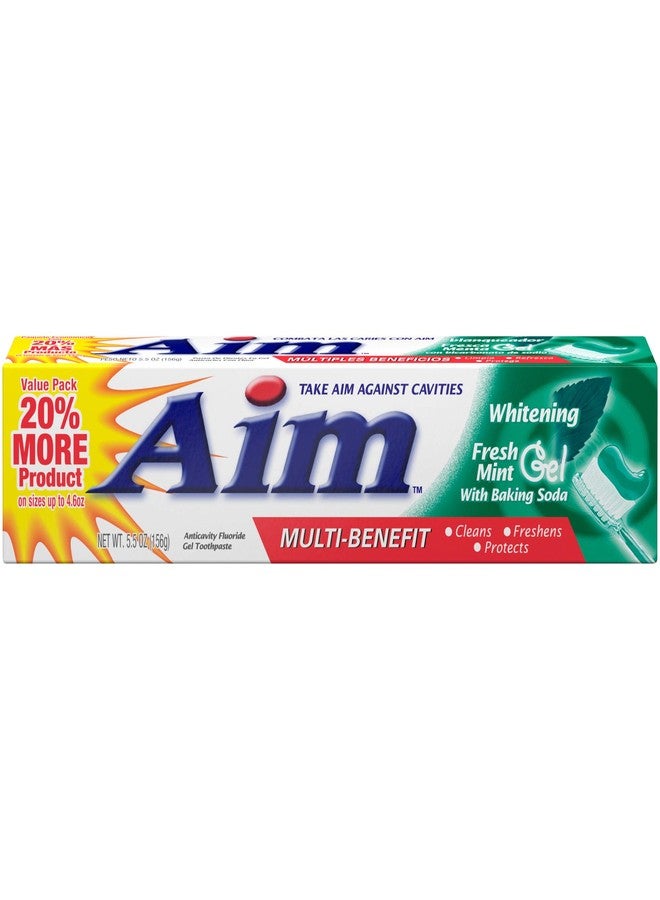 Aim Whitening Toothpaste with Baking Soda 5.5oz - Image 1