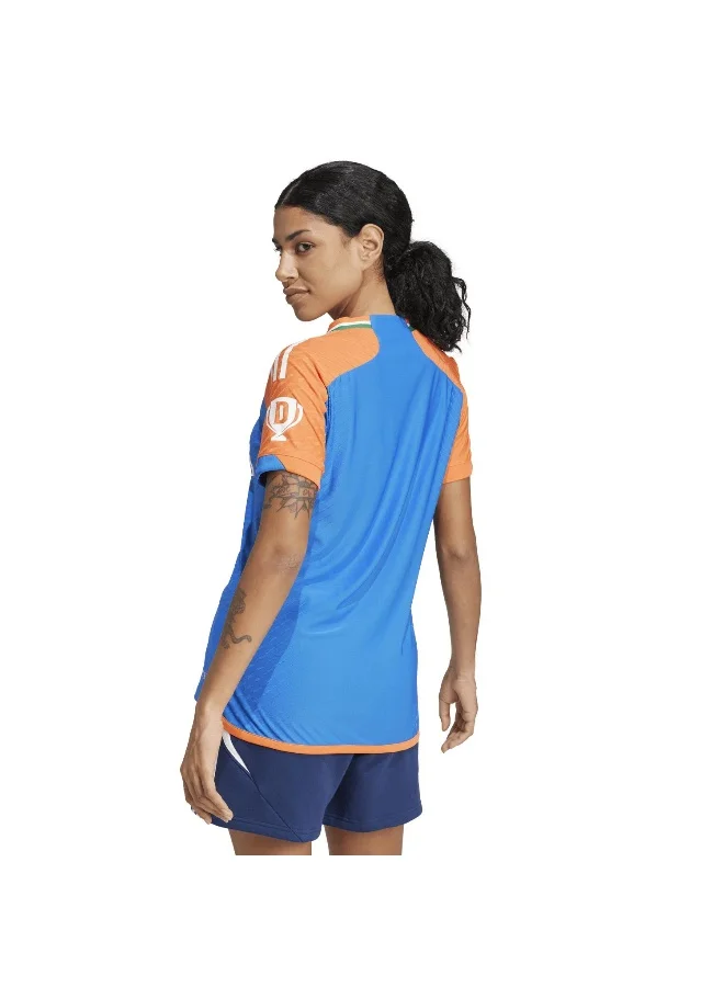 Adidas Indcrt20I Jshsw Blue Cricket Jerseys For Women Xs