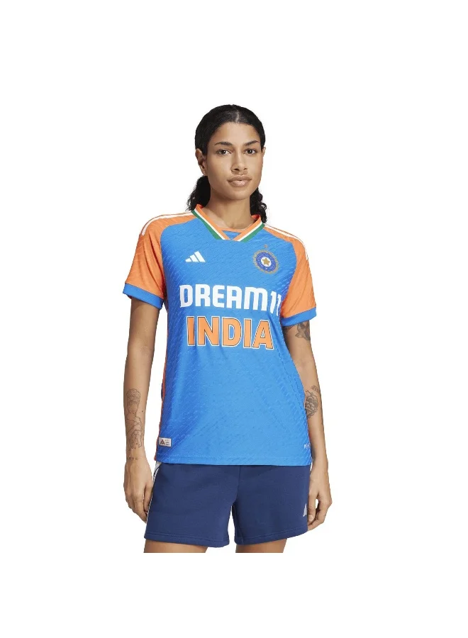 Adidas Indcrt20I Jshsw Blue Cricket Jerseys For Women Xs