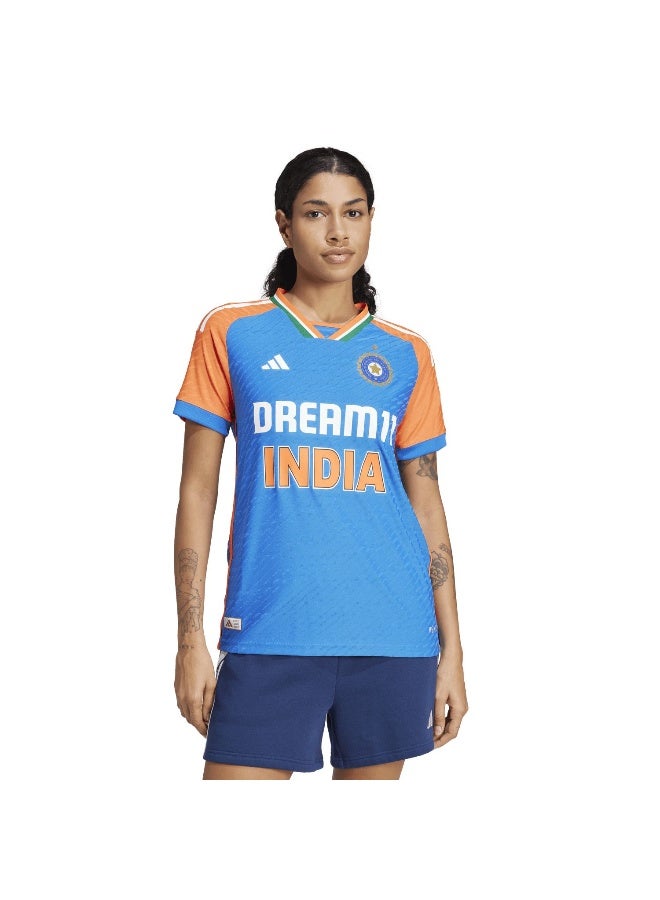 Adidas Indcrt20I Jshsw Blue Cricket Jerseys For Women Xs - Image 4