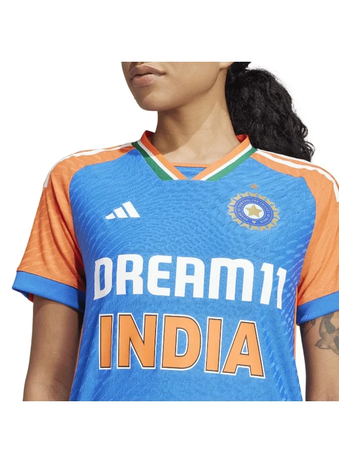 Adidas Indcrt20I Jshsw Blue Cricket Jerseys For Women Xs
