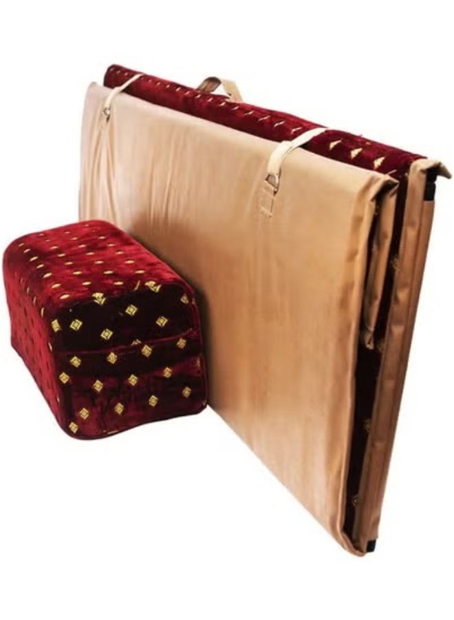 كادي ون كرسي الرحلات والتخييم الارضي قابل للطي 120X5X45سم - Image 5