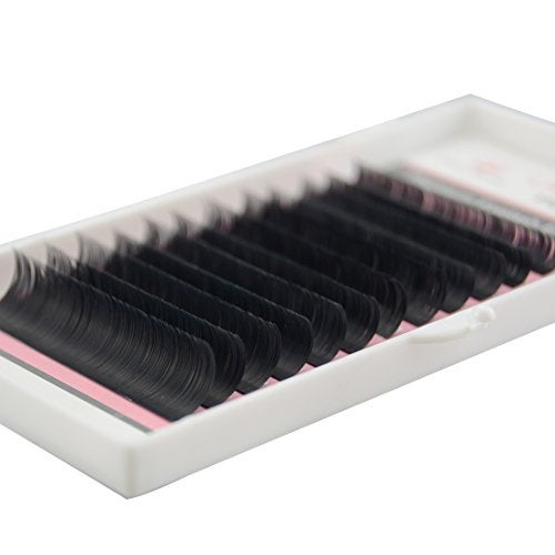 Qeelasee Ellipse Eyelash Extension 0.15 D Curl 15mm Flat Eyelashes False Mink Individual Eyelash Extension Professional Salon Used Black Mink False Lashes Mink Lashes Extensions - Image 4