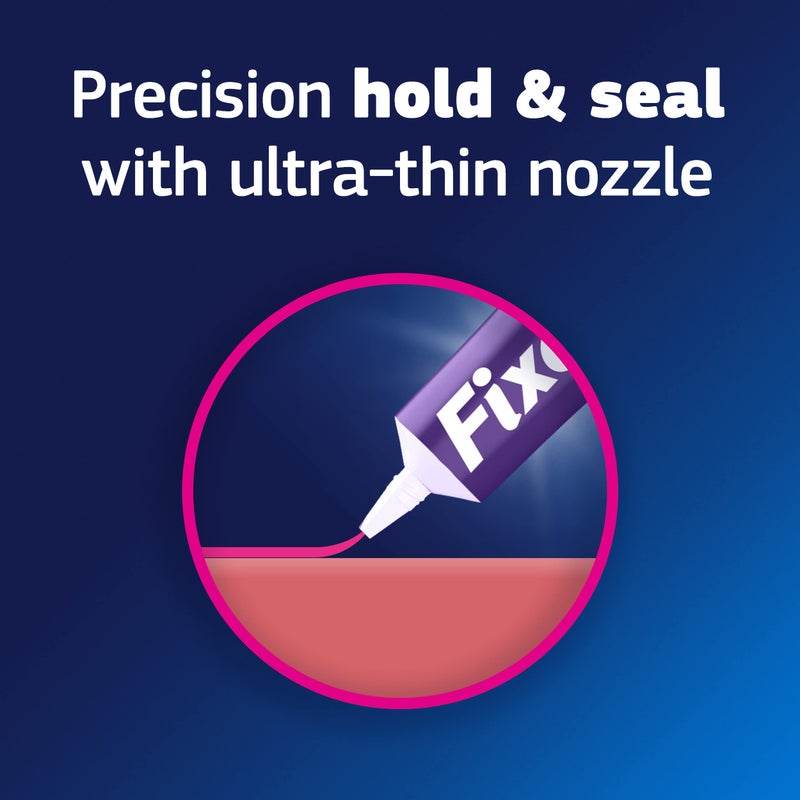 Fixodent Plus Denture Adhesive Cream 2 oz (Pack of 4) - Image 2