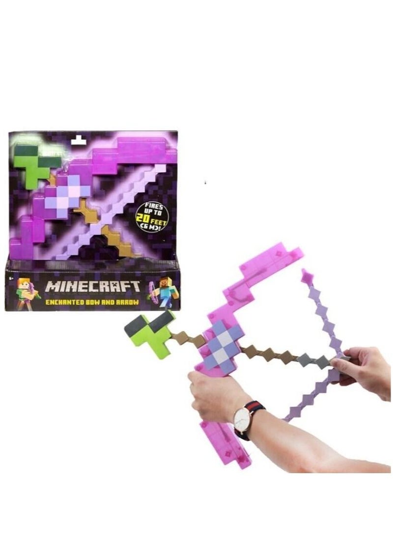 Minecraft Transformer Diamond and Sword Pickaxe Magic Bow and Arrow Kids Toys  - Image 2