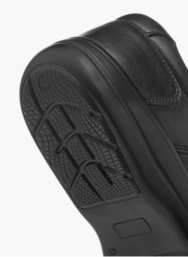 LBL by Shoexpress Men's Solid Derby with Lace-Up Closure