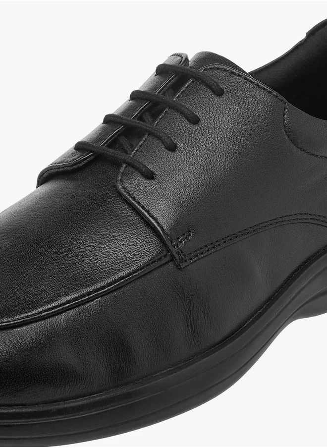 LBL by Shoexpress Men's Solid Derby with Lace-Up Closure
