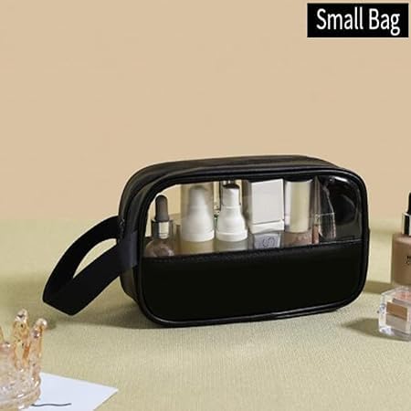 Keetly Cosmetic Bag 3 Pack Makeup Bag  Travel Cosmetic Bags with Handle  Waterproof Toiletry Bag  Portable Organizer  Storage Bag Set for Women - Image 5