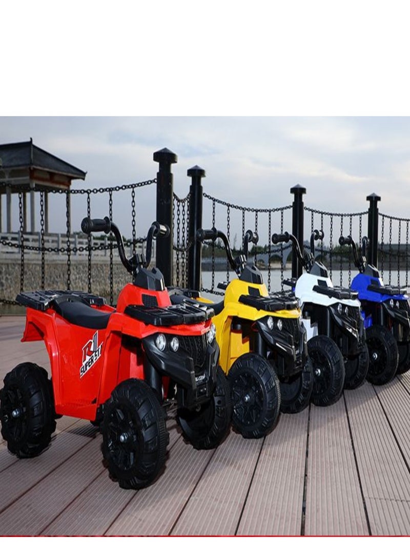 4 Wheeler for Kids Quad, 6V5 AMP Battery Operated Electric Motorbike, Toddler Ride on 4 Wheeler Electric Car for Kids Age 3-7 Red - Image 4