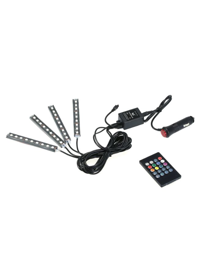 Loquat 4-In-1 Car Interior Decoration Neon Light With Remote Control