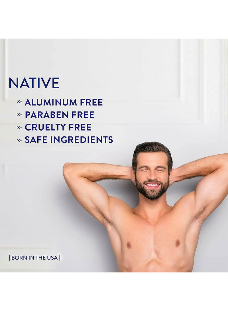 native Deodorant | Natural Deodorant for Men, Aluminum Free with Baking Soda, Coconut Oil and Shea Butter | Eucalyptus & Mint - Image 2