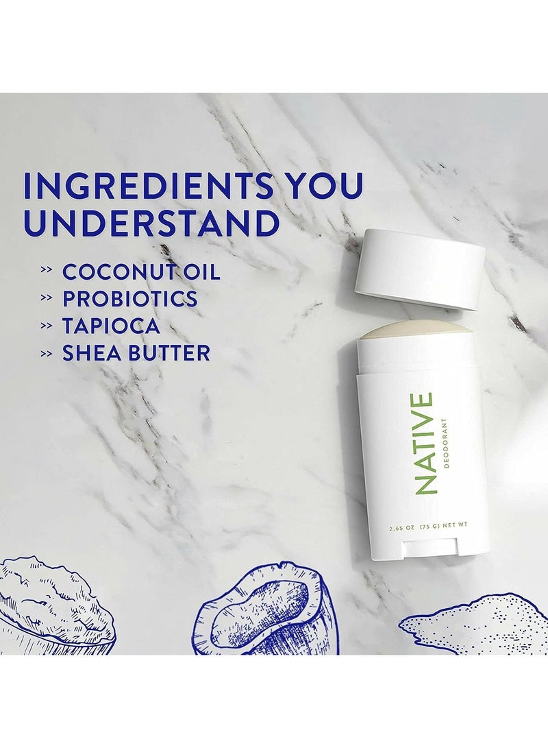 native Deodorant | Natural Deodorant for Men, Aluminum Free with Baking Soda, Coconut Oil and Shea Butter | Eucalyptus & Mint - Image 3