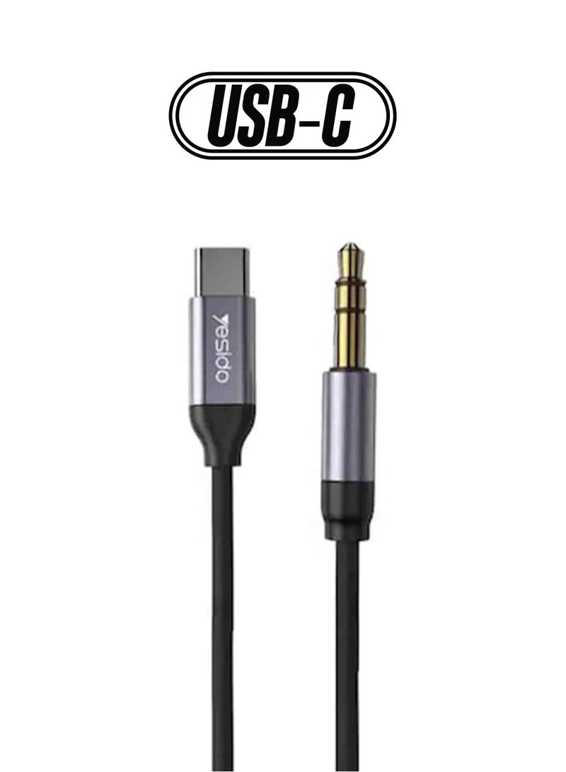 Yesido Type C to 3.5MM Audio Cable, Yesido YAU20 - Image 1