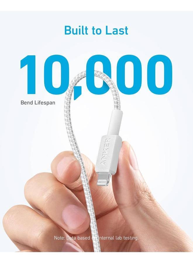 Anker 322 USB-C Lightning Cable [ 3 ft MFi Certified] Powerline II for iPhone 13, 13 Pro 12 Pro Max 12 11 X XS XR 8 Plus, AirPods Pro - Image 4
