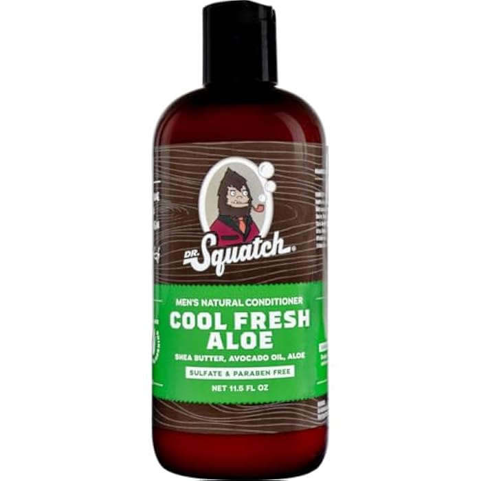 Dr. Squatch Conditioner - Cool Fresh Aloe - 11.5oz, clear