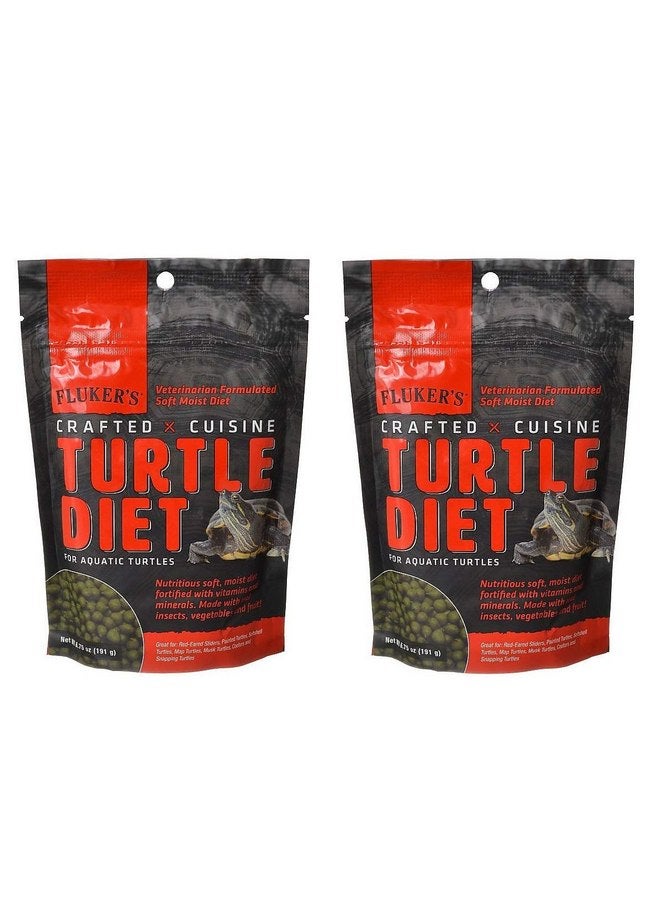 فلكرز عبوة مكونة من قطعتين من المأكولات المصنوعة يدويًا من Fluker، 6.75 أونصة لكل منهما، نظام غذائي للسلاحف ذات الأذن الحمراء، والسلاحف المطلية، والسلاحف ذات القشرة الناعمة، والسلاحف ذات الخريطة، والسلاحف المسكية، والسلاحف المائية، والسلاحف العضاضة