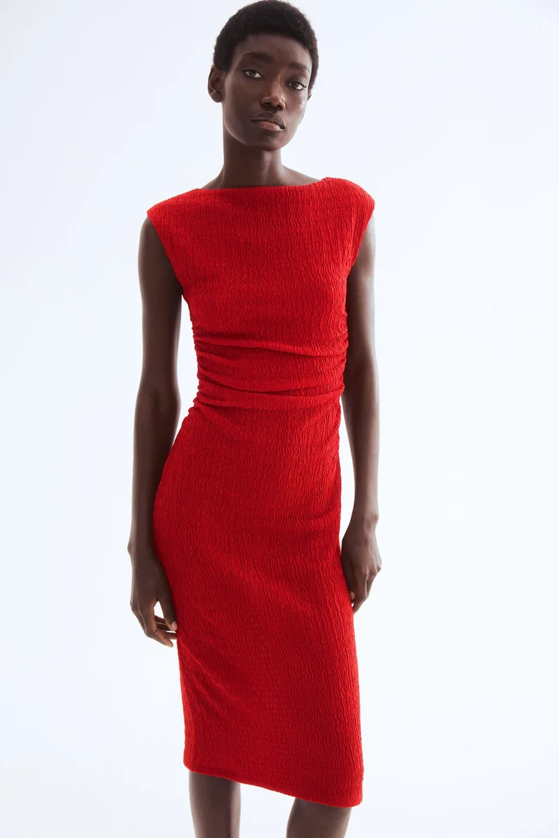 H&M Draped bodycon dress