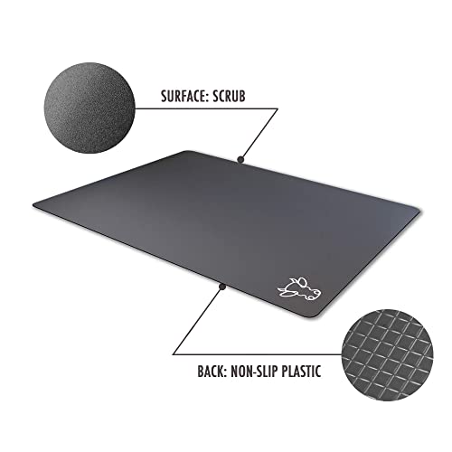 Fotouzy Plastic Cutting Boards with Food Icons, Flexible Cutting Mats, Set of 4, BPA-Free, Non-Porous, Non-slip Back and Dishwasher Safe, Modern Neutral Colors Gray - Image 3