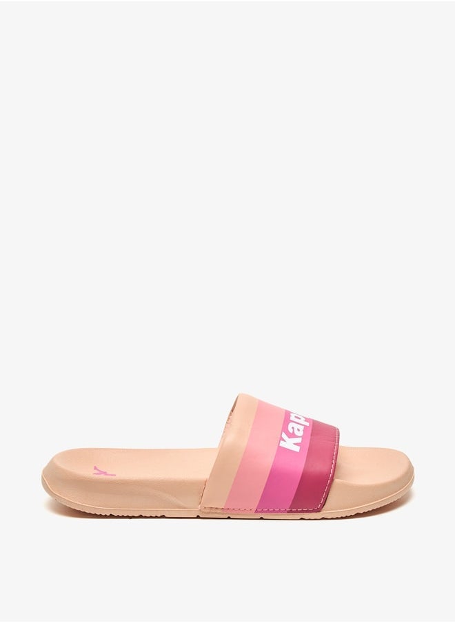 Kappa - Women's Logo Print Slides - Image 1