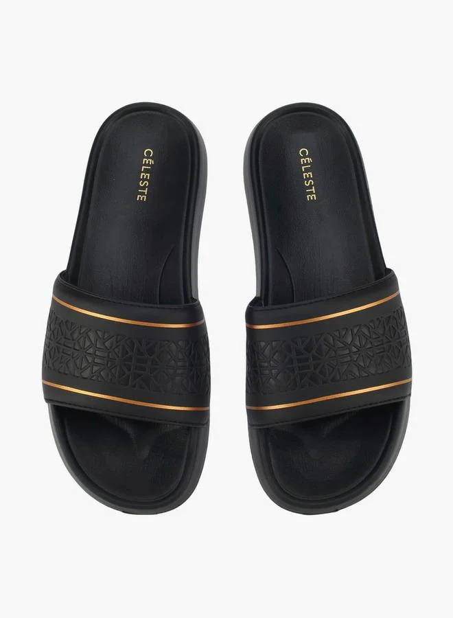 Celeste Women Embossed Slides