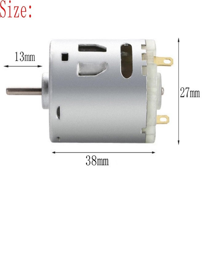 Lagogia 6-12V 10000RPM Mini DC Motor 380 High Torque Gear Motor for RC Boat Model Smart Cars DIY Toys - (1 PCS) - Image 4