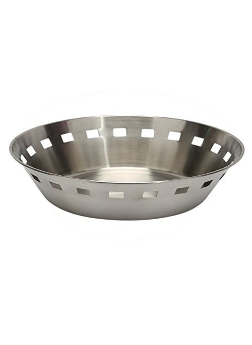 FINALITY FINALITY Stainless Steel Round Shaped Bread Basket Roti Chapati Naan Tokri Pack of 4 Pieces  - Image 2