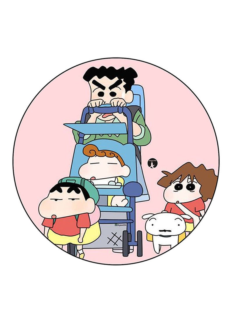 RKN Anime Shin Chan Printed Large Pin Multicolour - Image 1