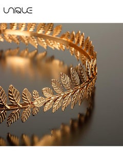 Unique 3 Pieces Head Wreath Crown Headdress, Greek Roman Laurel Leaf, Roman Leaf Headband Tiara Headwear（3 sizes）  - Image 3