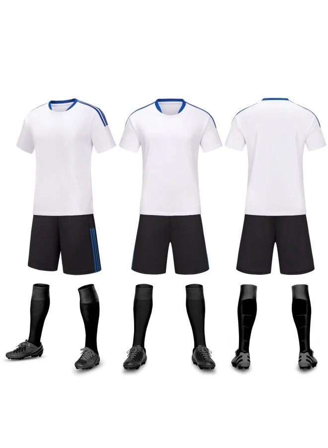 6106 White Short Sleeve Football Jersey - Image 1