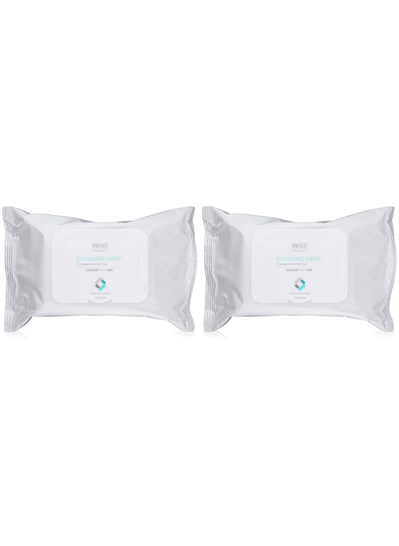 Obagi Medical Obagi Medical On the Go Cleansing and Makeup Removing Wipes, 25 count 