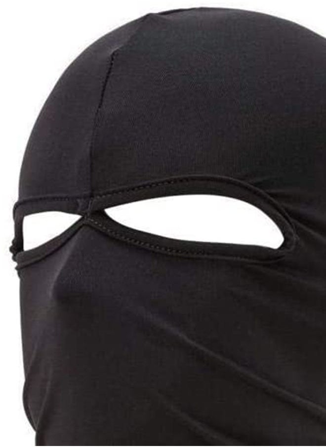 HY Windproof And Dustproof Headset Safe Durable Themed Party Cosplay Mask Black 40x22centimeter  - Image 2