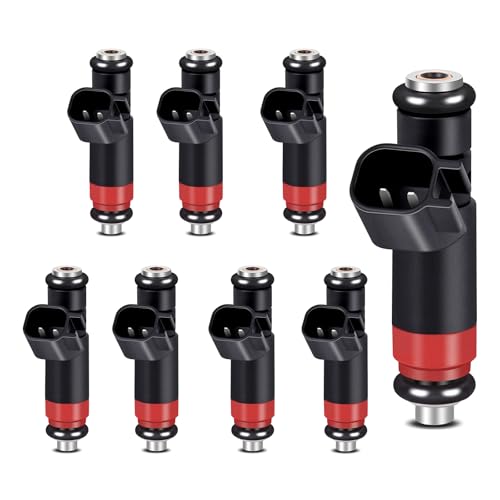 STZJAYE Fuel Injectors FJ482 Set of 8 Compatible with Dodge Durango 20042009for Ram 1500Ram 2500Ram 3500 20042008 57L Replace No 53032713AA 8001489N - Image 1