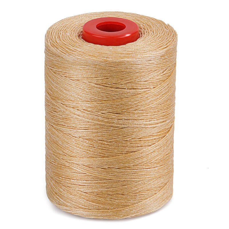 BUTUZE Waxed Thread, 550Yards Leather Thread for Hand Sewing, Wax String, Heavy Duty Linen for Leather Sewing, Bookbinding, Shoes Repair, Craft - Image 1
