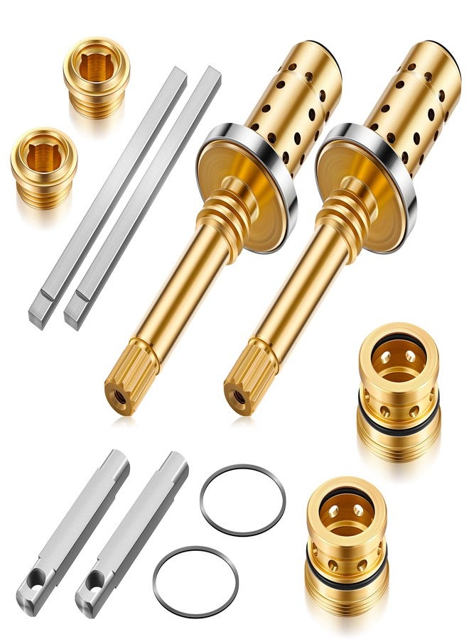 Enhon Valve Rebuild Kit Replacement for REB-VALVE, Compatible with Symmons Temptrol Valve, TA-10 Spindle Assembly, TA-4 Hot and Cold Seats, T-11 Cap Gasket, T-35A/B Seat Removal Tools (2 Pack) - Image 1