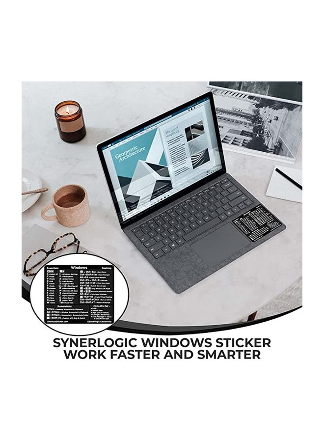 BURAQ PC Reference Keyboard Shortcut Sticker Adhesive For PC Laptop Desktop(For Window) - Image 3