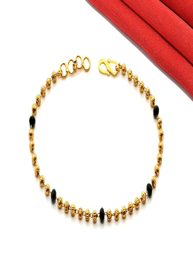 JHB Brass Bracelet for Women (Yellow) - Image 5