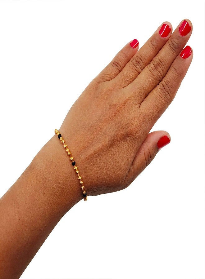 JHB Brass Bracelet for Women (Yellow) - Image 3
